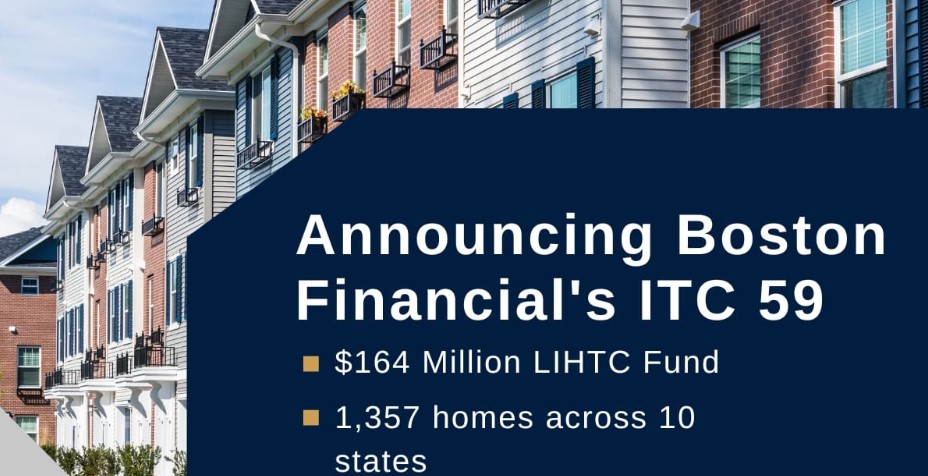 Boston Financial ITC 59 Announcement